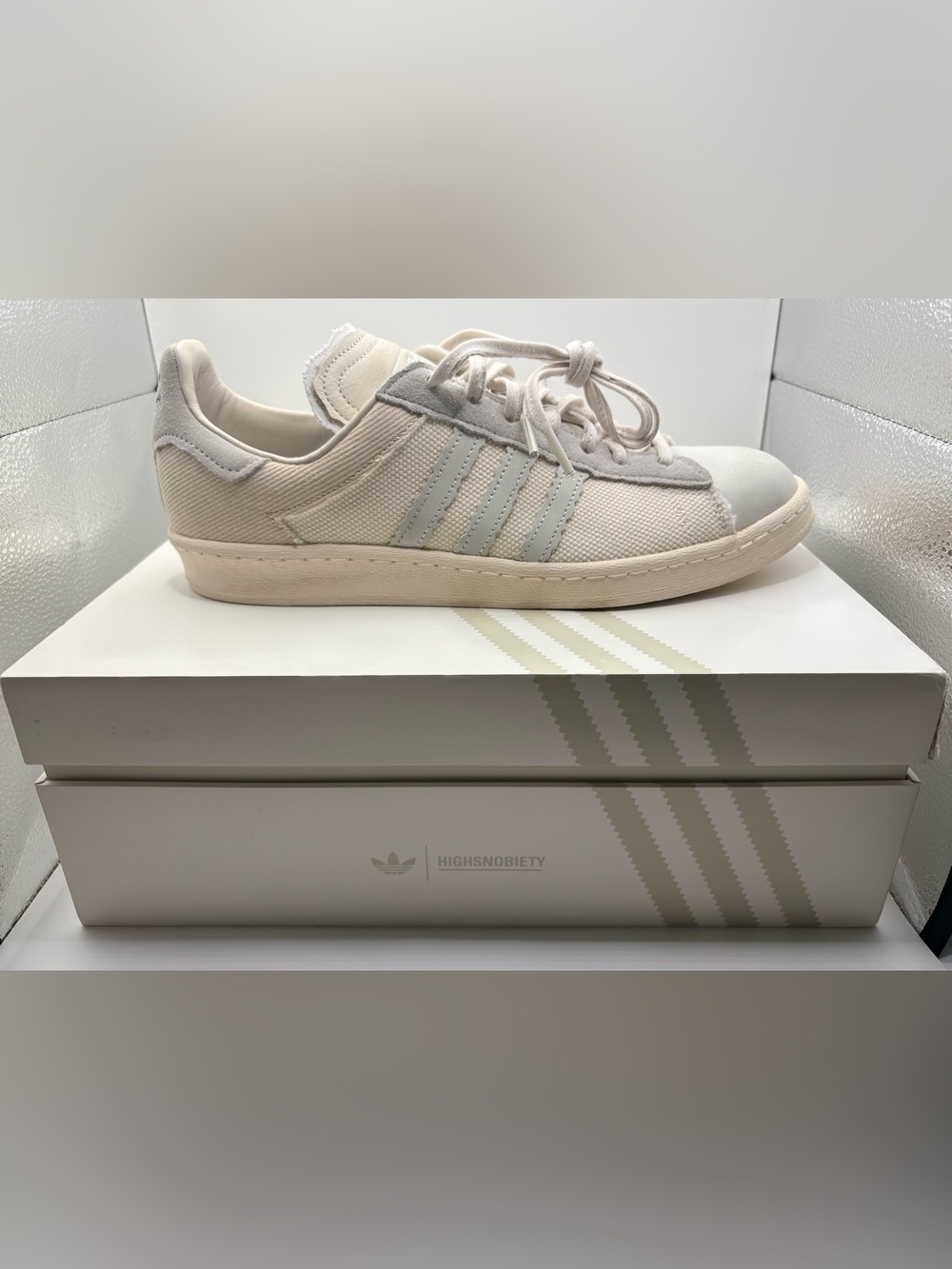 Like New adidas x HighSnobiety ‘Highart’ Campus Collab Men’s 11.5 OG Box